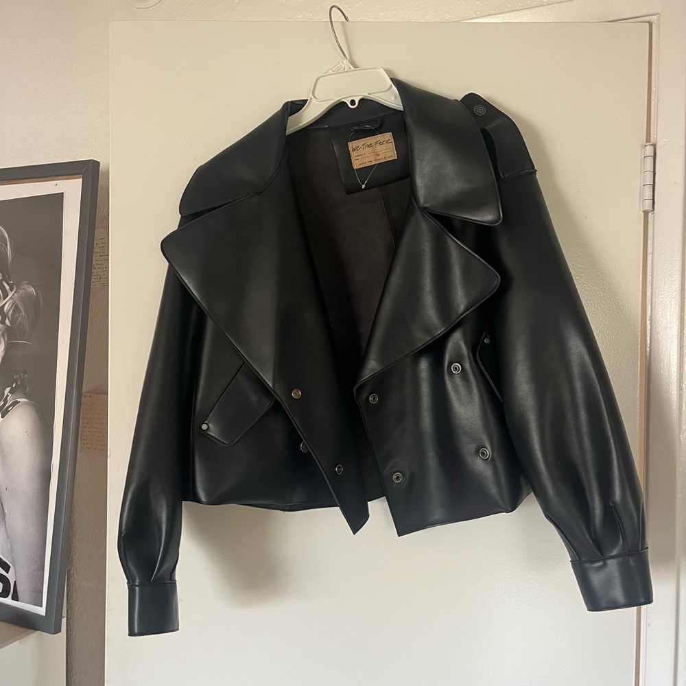 We the Free - free people Alexis vegan leather jacket
